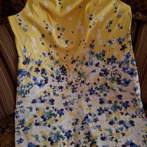 Shift dress and matching 3/4 sleeve cardigan
